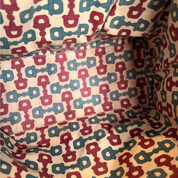 Gucci Beige Tote with Green and Red Stripes - Picture 10 of 10